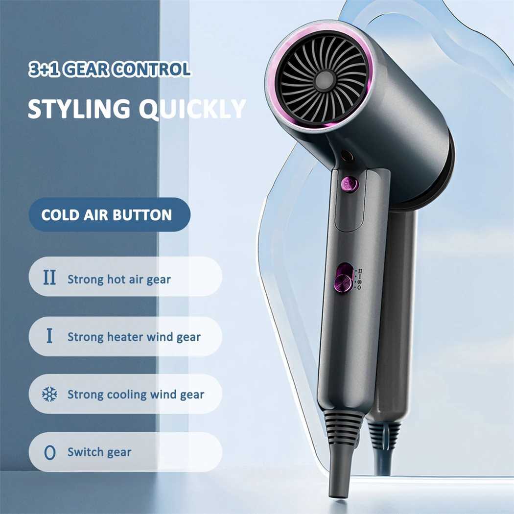 Hair dryer Household anion high-speed hot cold air high power Internet celebrity hair dryer hair salon W241018