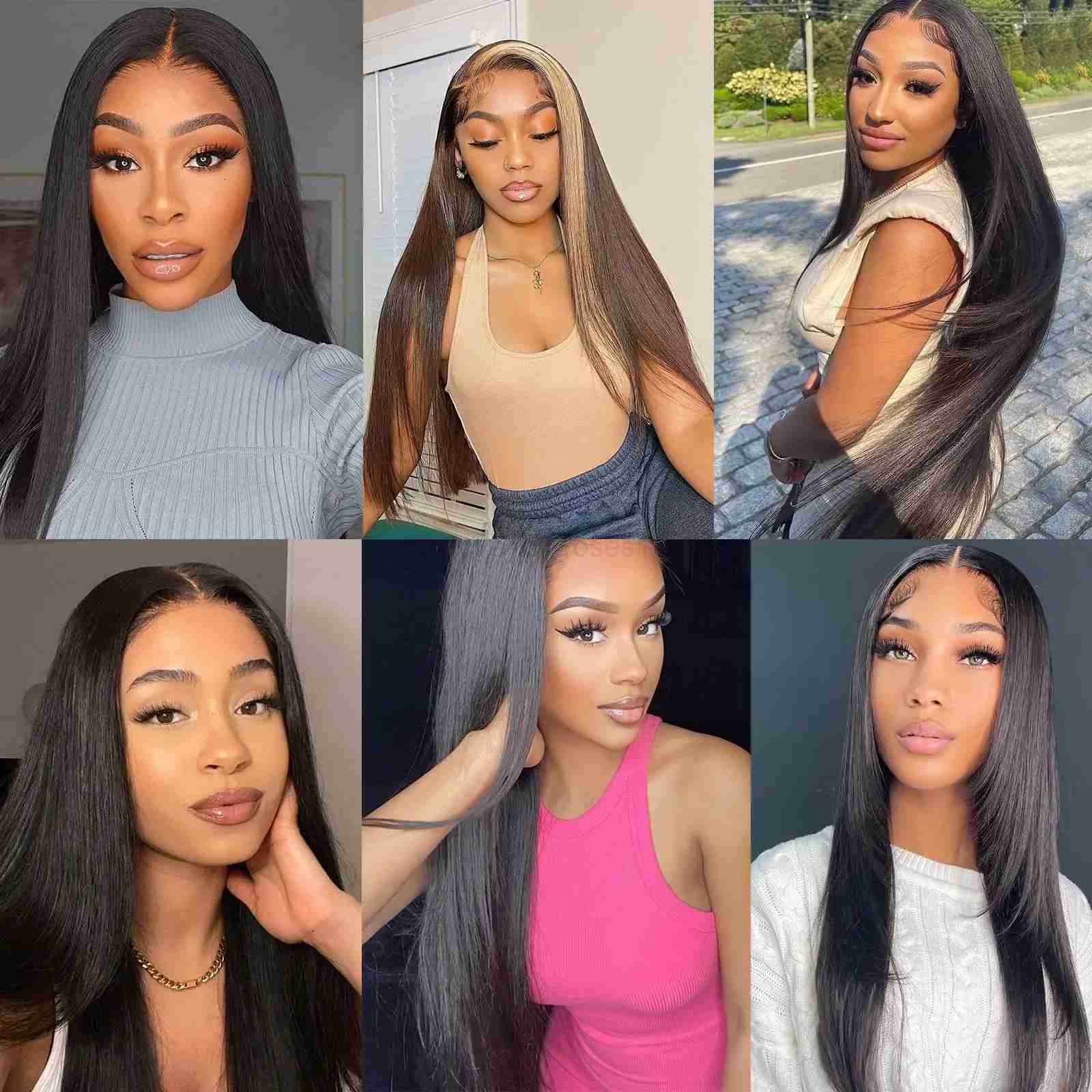 Straight Wigs Cheap U Part Wig Brazilian Wigs For Women Virgin Hair Glueless Middle U Shape Wig 180 Density wholesaleM240712