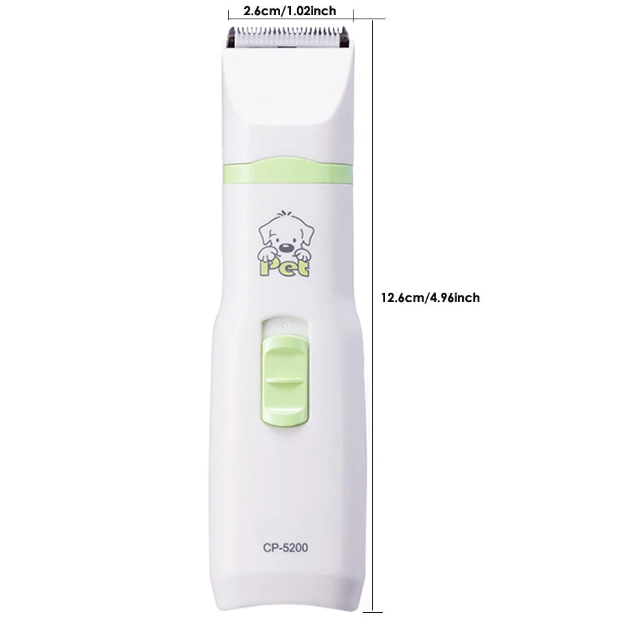 CP5200 2 in 1 MINI Pet Grooming Tools Dog Cat Hair Trimmer Electric Pets Clippers Nail Grinder Paw Haircut Machine