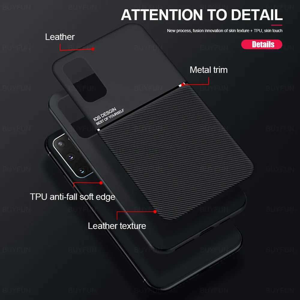 for samsung case Matte Magnetic Car Holder Phone Case For Samsung s20fe Cases Samsun galaxy s20 s 20 fe 20fe fundas coverM240712