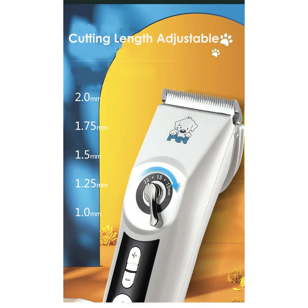 Original CP9700 Dog Hair Clipper Rechargeable Pet Trimmer 5 Speeds Dog Clippers Electrical Cat Grooming Shaver Haircut Machine