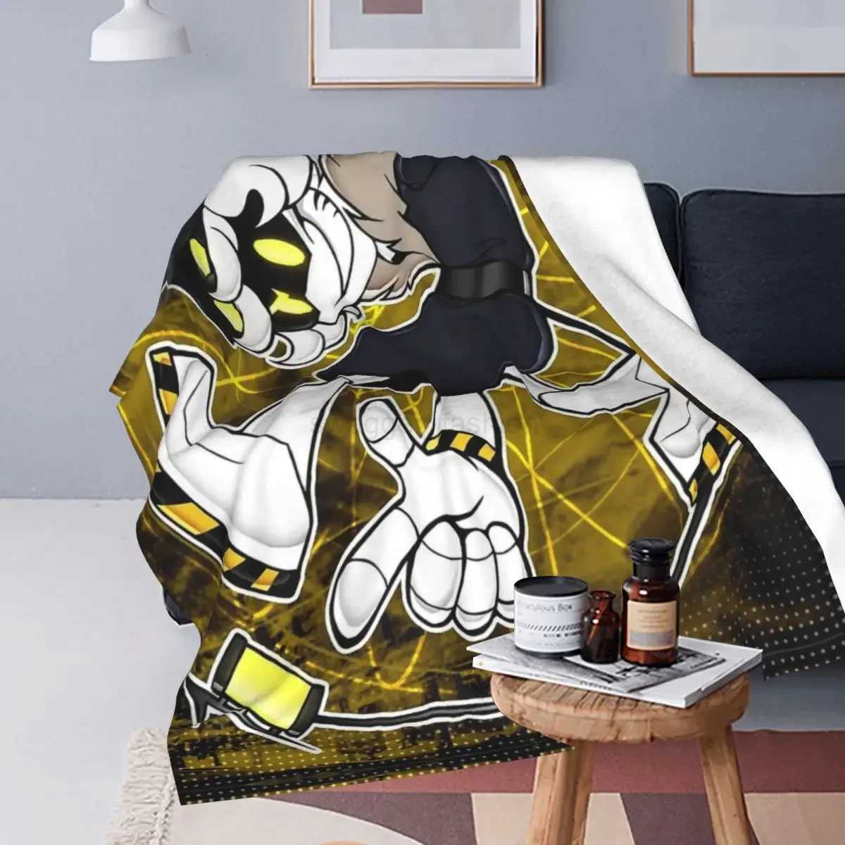 Horror Murder Drones Blanket Velvet Uzi Doorman Games Super Soft Throw Blanket for Outdoor Travel Bedroom QuiltB270712Blanket