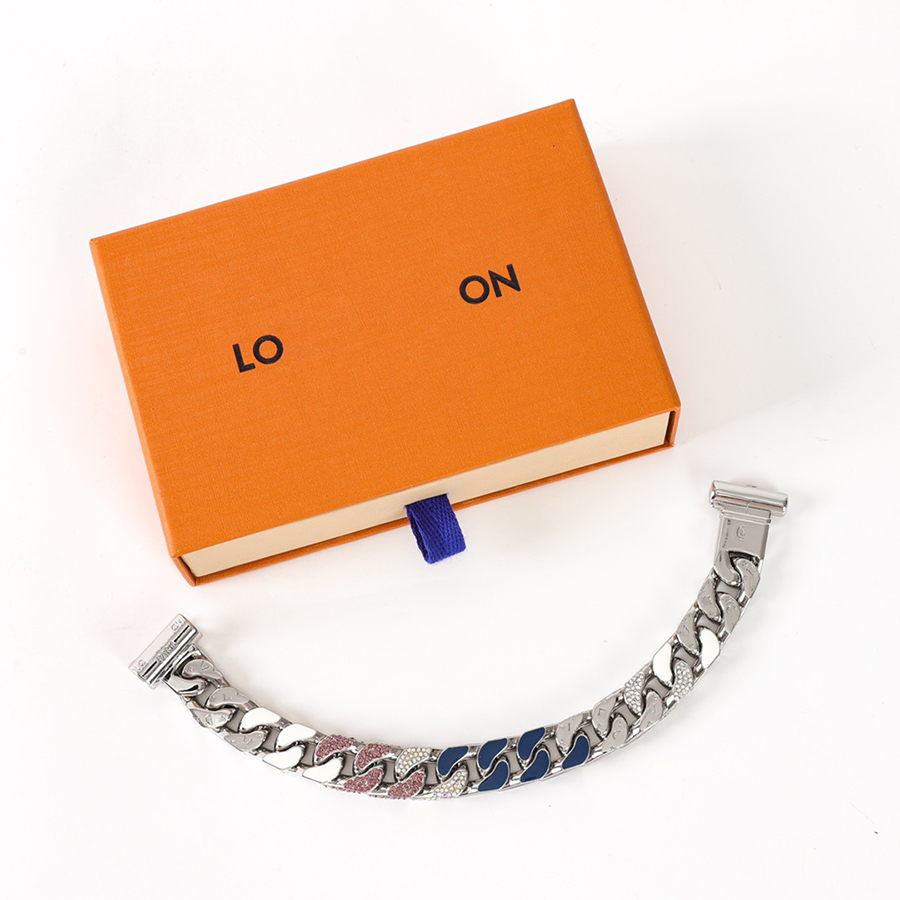 Fashion Classic Luxury Bracelets Bangle Letter Titanium Steel with Diamond Designer for Women Jewlery Gifts Woman Gold Sier Not Fade