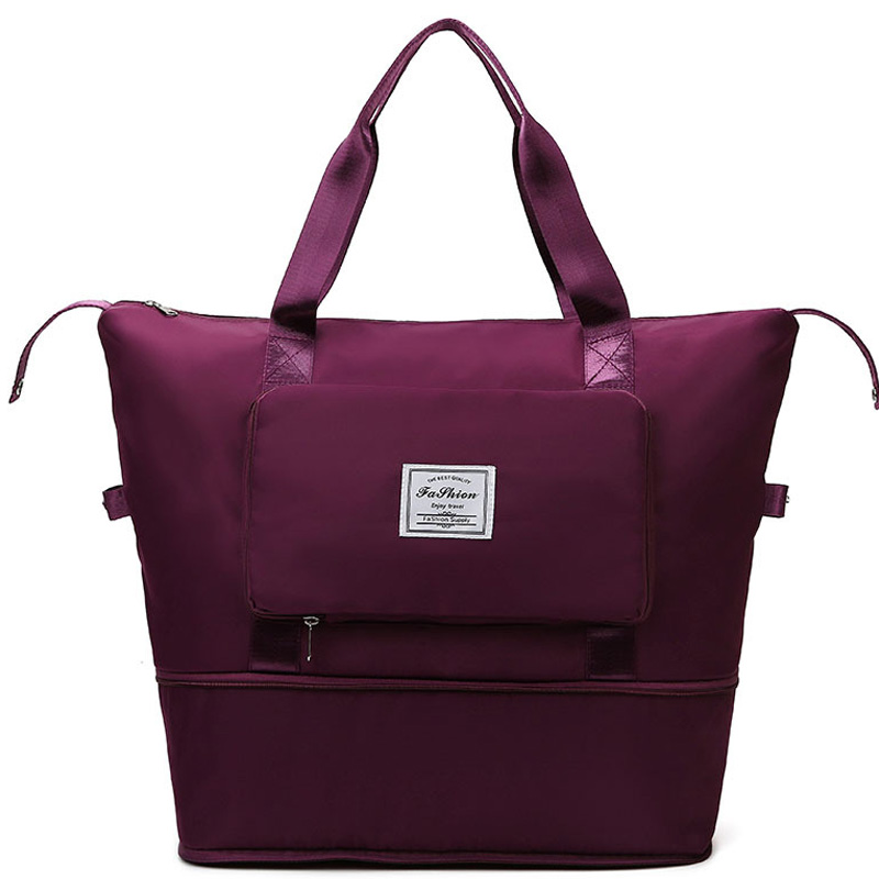 The tote bag Multifunctional waterproof foldable travel gym bag, handheld portable, easy to board, outdoor storage must have
