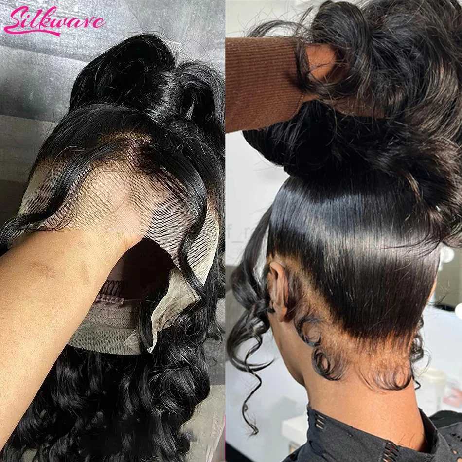 360 Full Lace Wigs 100% Pre Plucked Body Wave 13x6 Hd Lace Frontal Wig Brazilian Hair For Black Women 200 DensityM240712