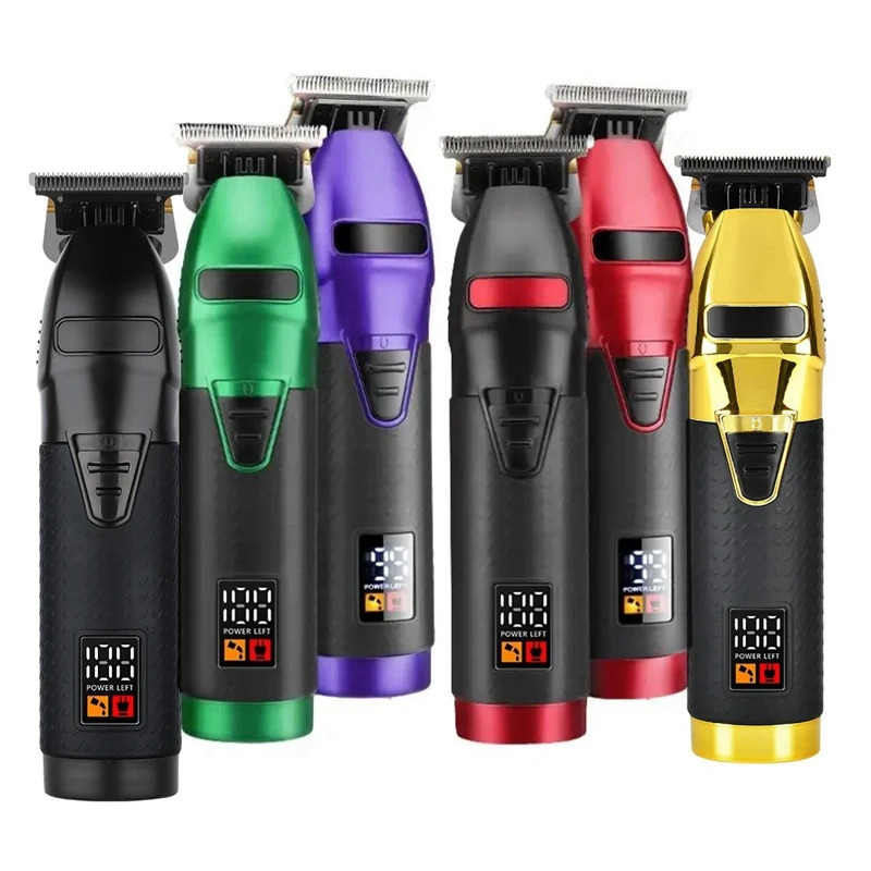 Professional Hair Trimmer For Men Beard Trimer Grooming Electric Barber Cordless HairCut Machine Blade Can Be Zero Lithium 240712