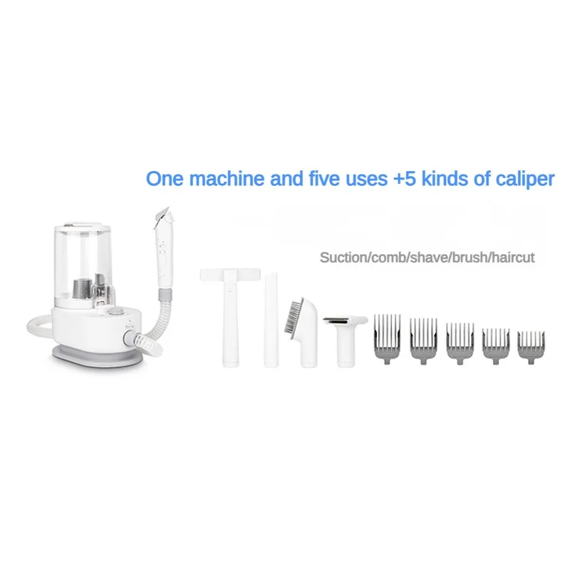 Multi Functional Pets Hair Suction Device Electric Hair Cutting Shaving Hair Suction Vacuum Cleaning Integrated