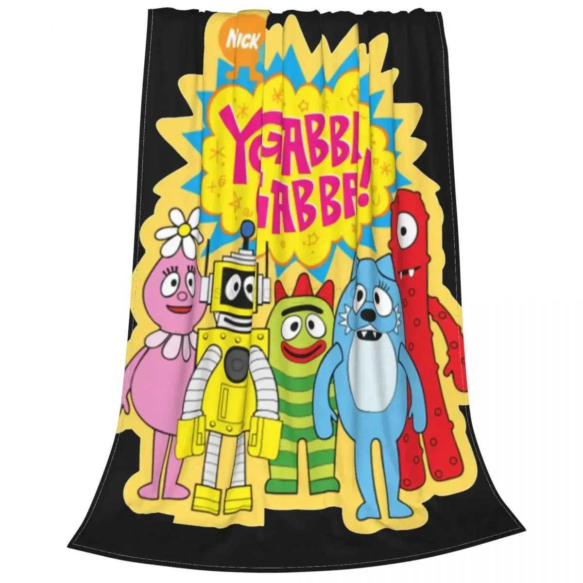 Yo Gabba Cartoon Blanket Flannel Funny Warm Throw Blanket for Bedspread Spring AutumnB270712