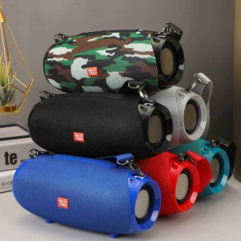 TG Bluetooth Speaker Portable Outdoor Loudspeaker Wireless Mini Column 3D 20W Stereo Music Surround Support FM TFCard Bass BoxCL240712