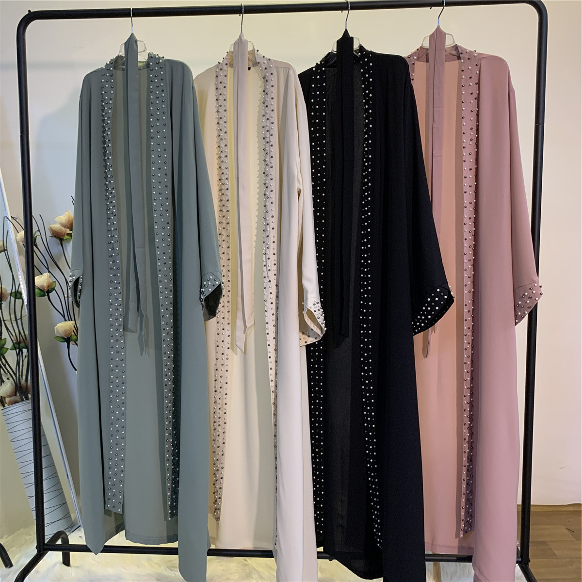 New african dresses for women Dingzhu Muslim tie up cardigan robe femme robe africaine bazin riche ankara plus size dress
