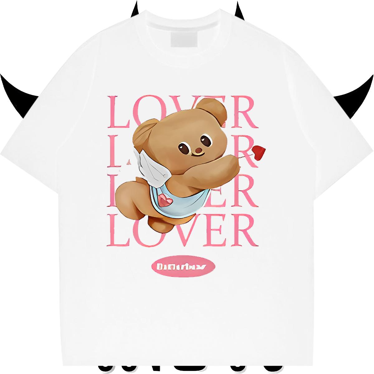 2024 T Shirt For Woman Round Neck Short Sleeve Beach Women Tees Custom Cartoon Nice Tees Shirts
