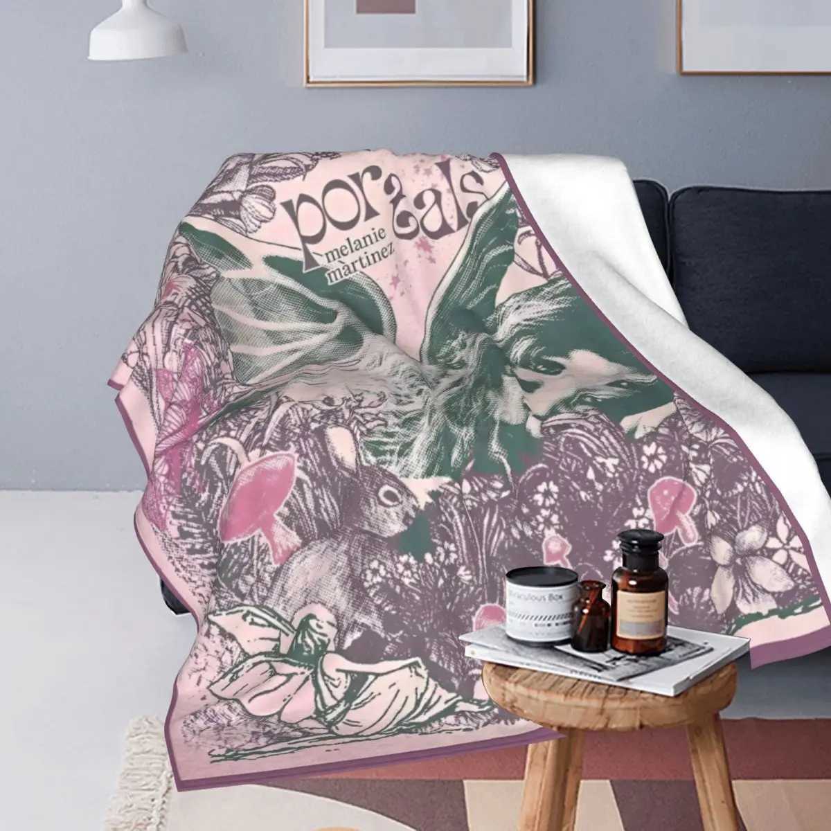 Melanie Martinez Portals Blanket Fleece All Season Breathable Lightweight Thin Throw Blanket for Sofa Travel Bedding ThrowsB270712