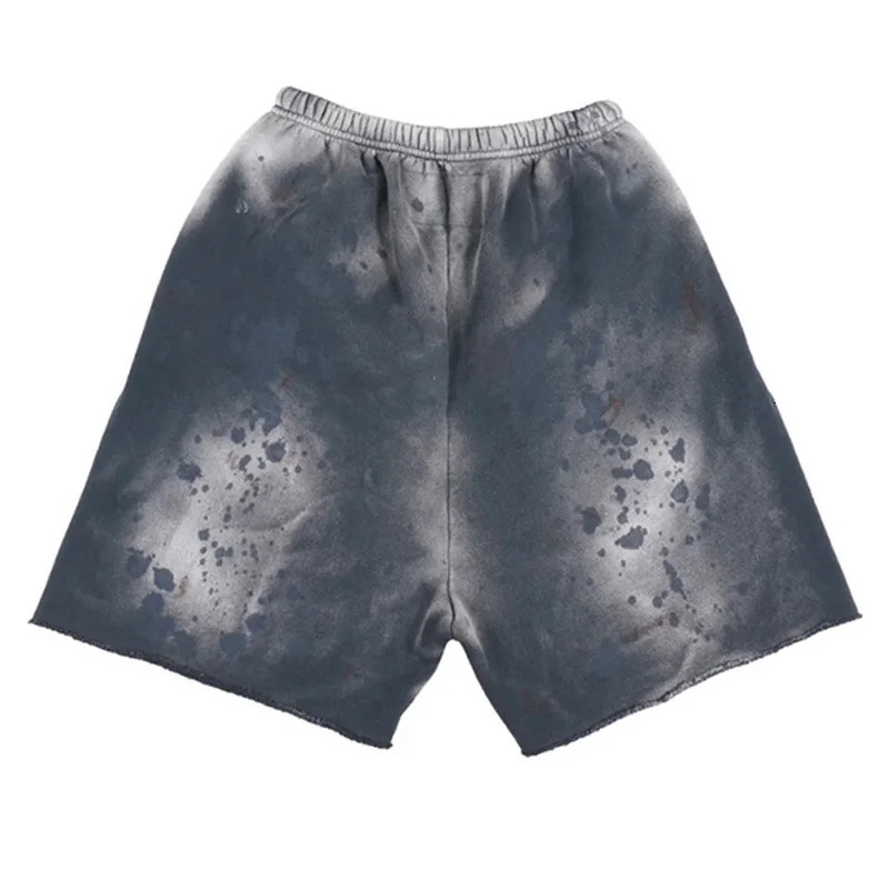 Grey Blue Green Red Washed Do Old RRR123 Shorts Men Woman 1 Good Quality Streetwear Vintage Heavy Fabric Joggers 240711