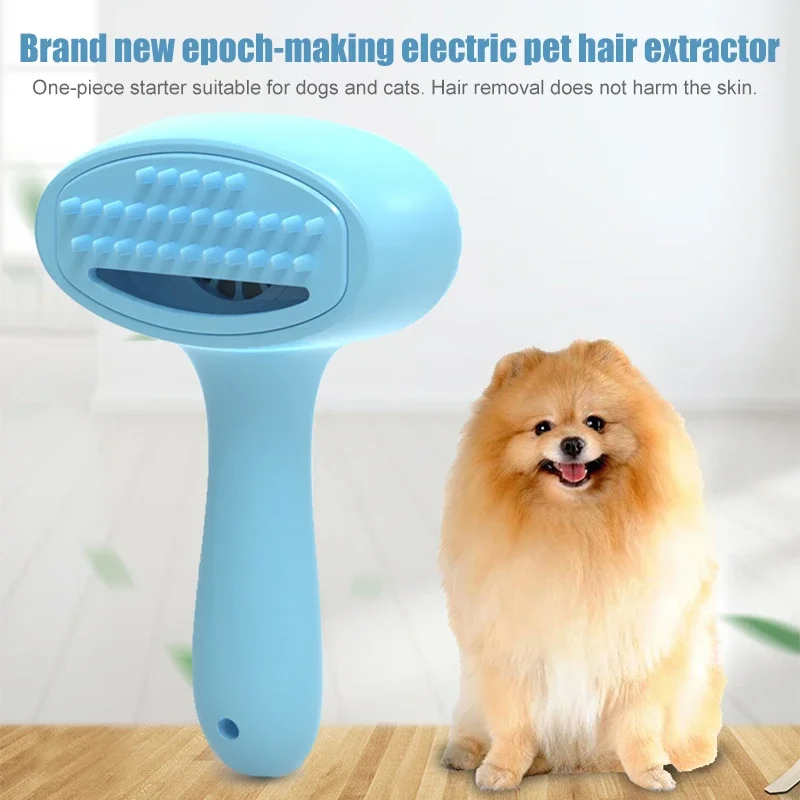 Dog Brush Electric Pet Hair Remover Rechargeable Dogs Comb for Cleaning Dog Hair Remover Vacuum Cleaner Pet Grooming Pet Product