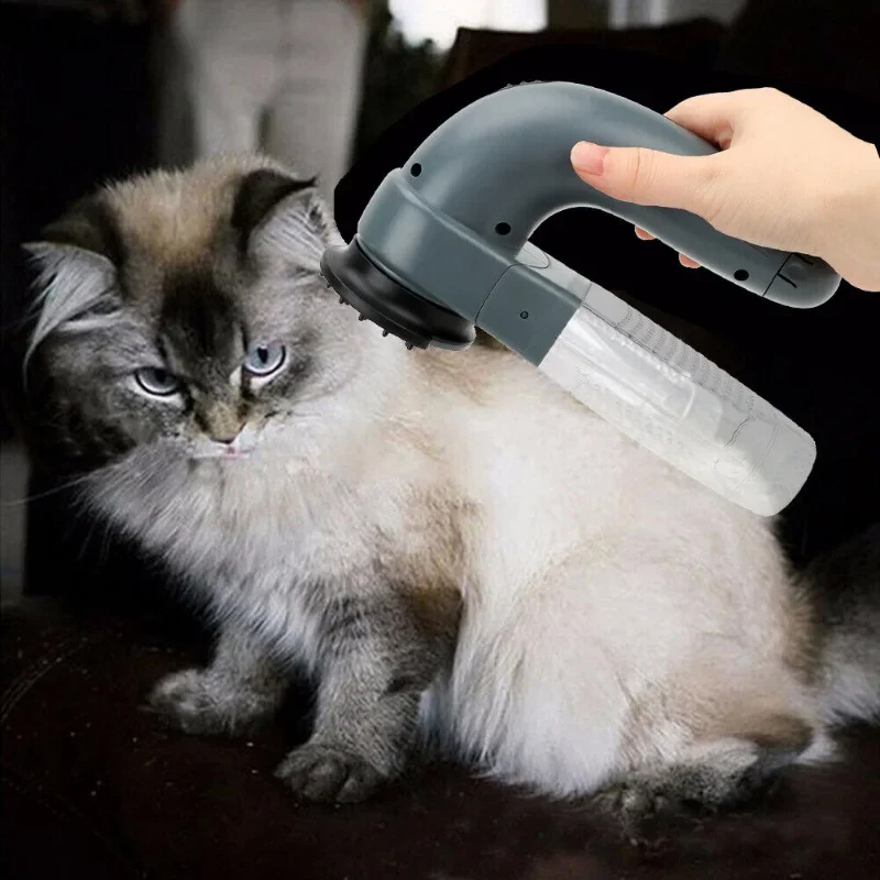 Electric Pet Hair Suction Device Cat Dog Massager Cleaning Hair Brush For Pet Vacuum Cleaner Wool Absorber Pet Grooming Supplies