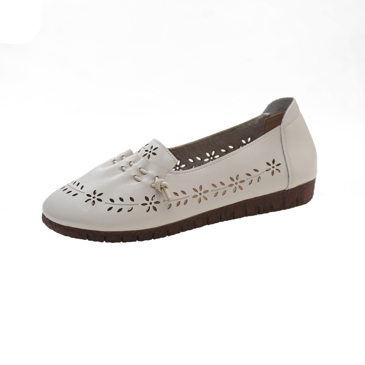 Casual Ddmysports Women Shoes Flat Bottom New Ollow Design Versatile Triple Beige Free Shipping Outdoor