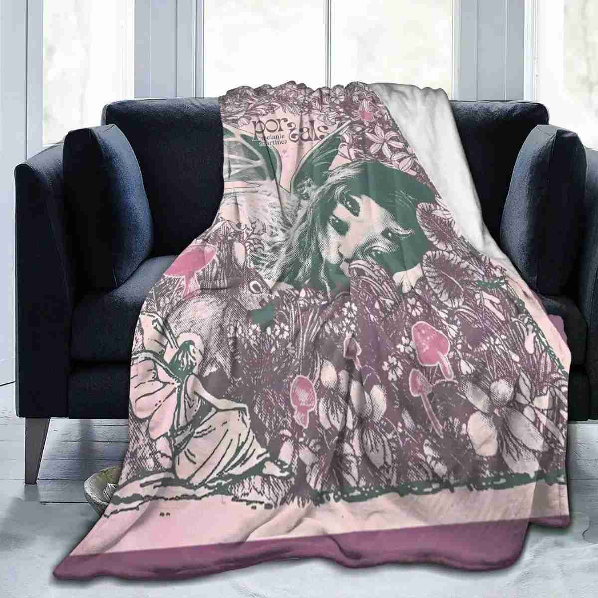 Melanie Martinez Portals Blanket Fleece All Season Breathable Lightweight Thin Throw Blanket for Sofa Travel Bedding ThrowsB270712