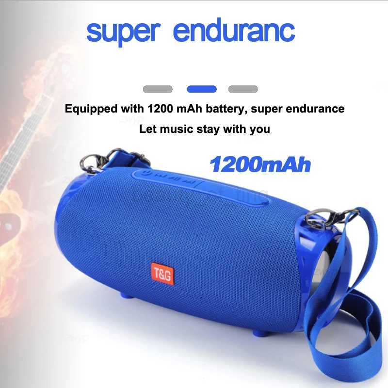 TG Bluetooth Speaker Portable Outdoor Loudspeaker Wireless Mini Column 3D 20W Stereo Music Surround Support FM TFCard Bass BoxCL240712