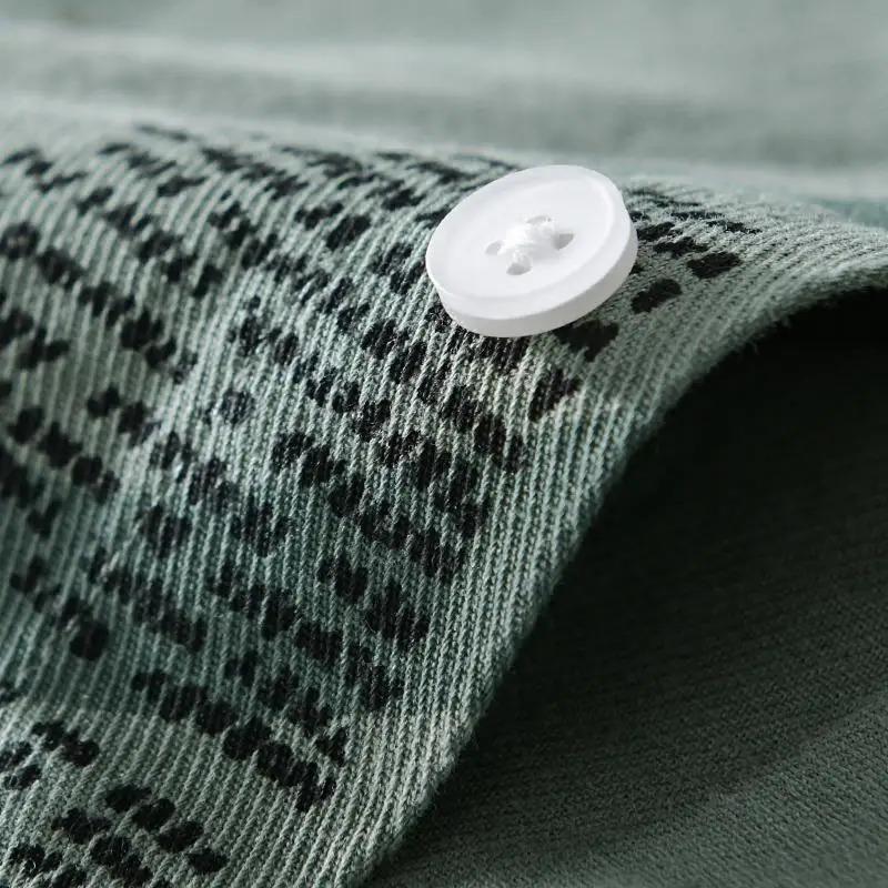 Spring Autumn Turn-down Collar Shirt Man Fashion Single Breasted Long Sleeve Cardigan Men Vintage Graffiti Printing Coat 240704