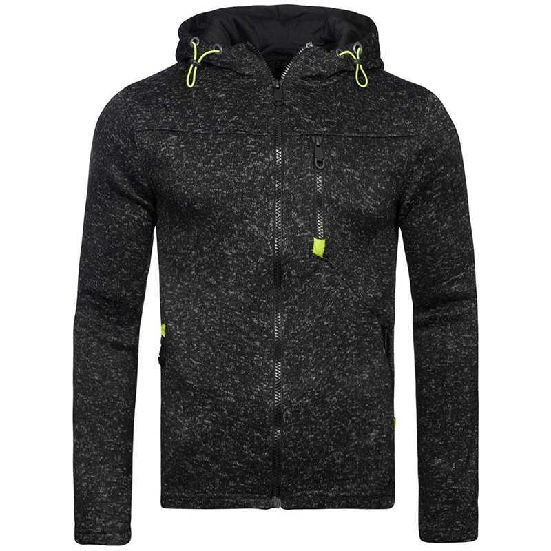 Mens Hoodie with Side Zipper Pockets Thin Wool Solid Color Tracksuit Casual Everyday Outdoor Hooded Tracksuit Long SleevesXJ240812