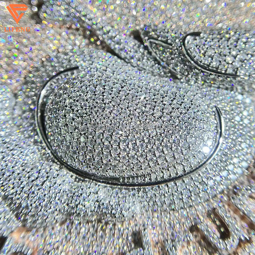 Latest Pendant and Necklace Designs Fashion Jewelry Moissanite Diamond and 18mm Necklace 3*3 Inches Pendant Set
