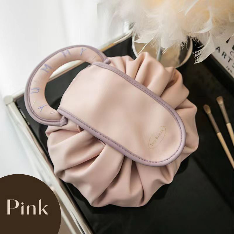 High-color cosmetic bag wash bag large capacity waterproof portable storage bag oversized senior light niche travel bag