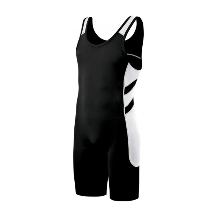 Youth Adult Wrestling Singlets Suit Boxing Triathlon One Piece Bodysuit Iron Swimwear Gym Sport Fitness Skinsuit Running Wear 240711