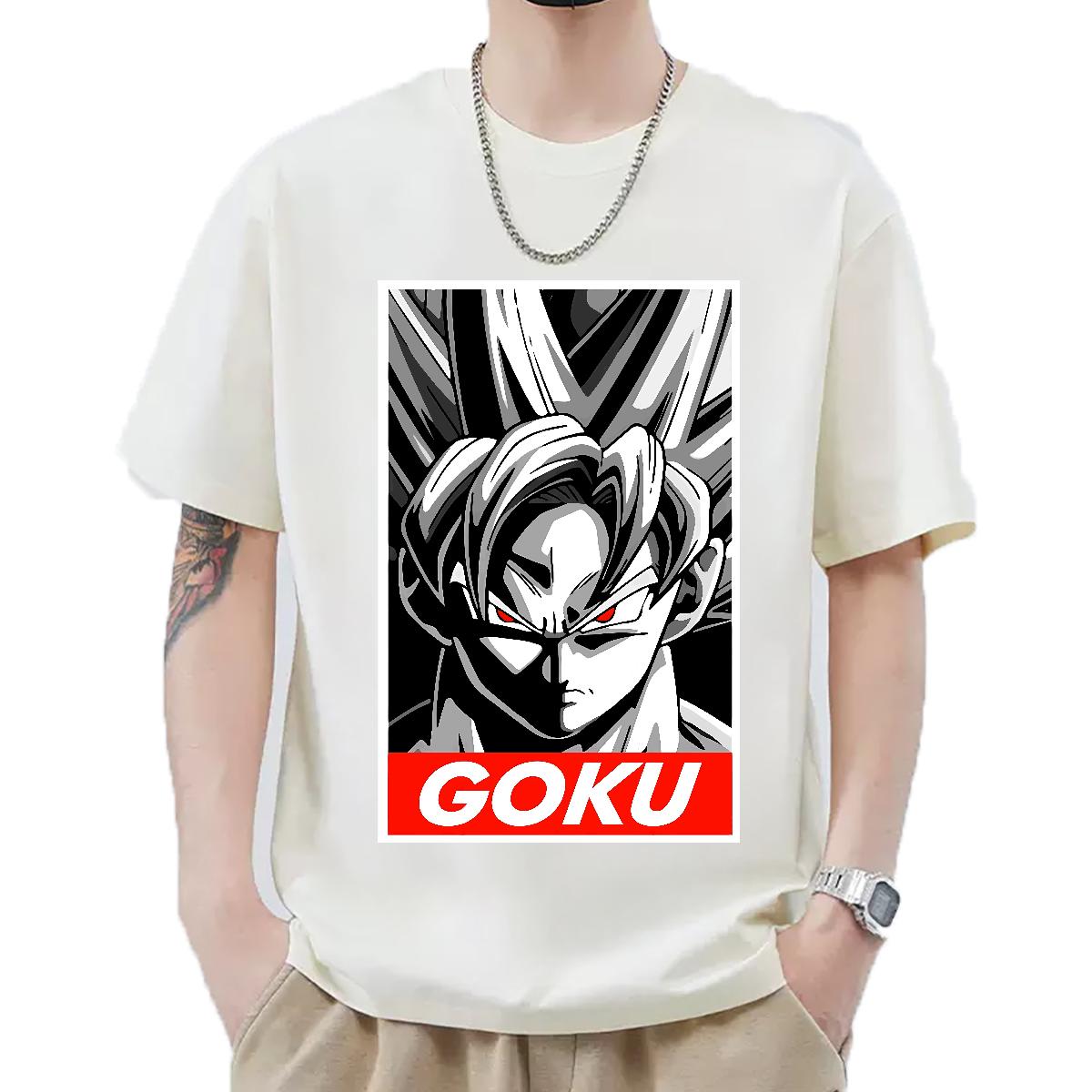 Cool Men Clothes T-Shirt Breathable Short Sleeve Anime Printing Street T Shirts Men DIY Logo 2024 DIY Tees Shirts