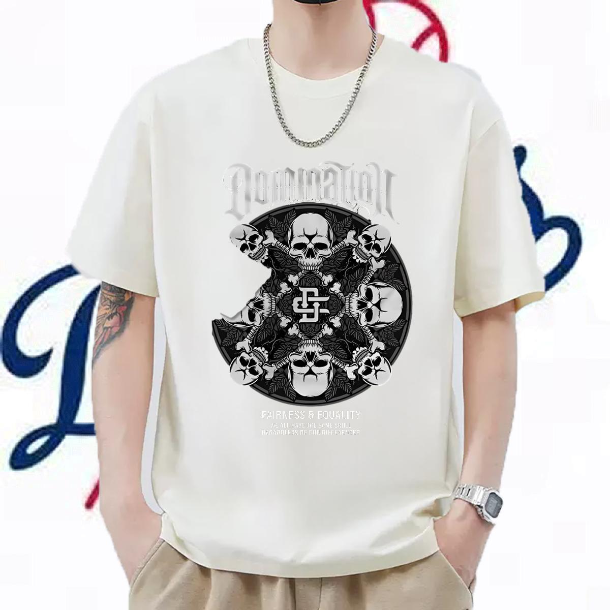 Brand Mens T Shirts Beach Short sleeve Cotton Soft Tshirt for Man Woman Fashion Anime Tops Shirt