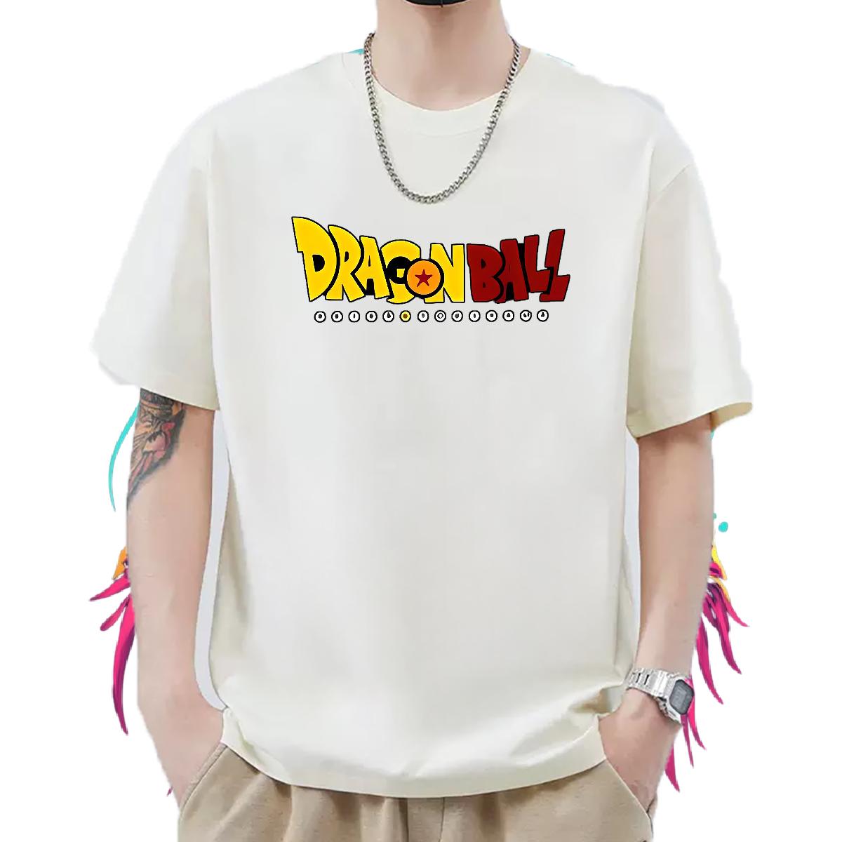 2024 Man T Shirts DIY Anime Men Tees Summer Casual Round Neck Short Sleeve Loose Fit Tops