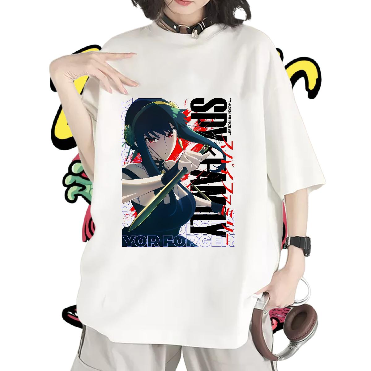 Factory Direct T Shirt For Woman Breathable Short Sleeve Summer Casual Women Tshirts DIY Anime Printed High quality Clothes