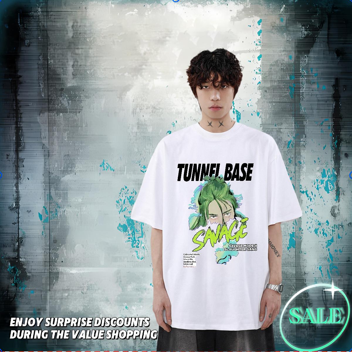 Brand T Shirt For Man Home Outdoor Cotton Breathable Soft Men Tops Tees Fashion Anime Print Polos