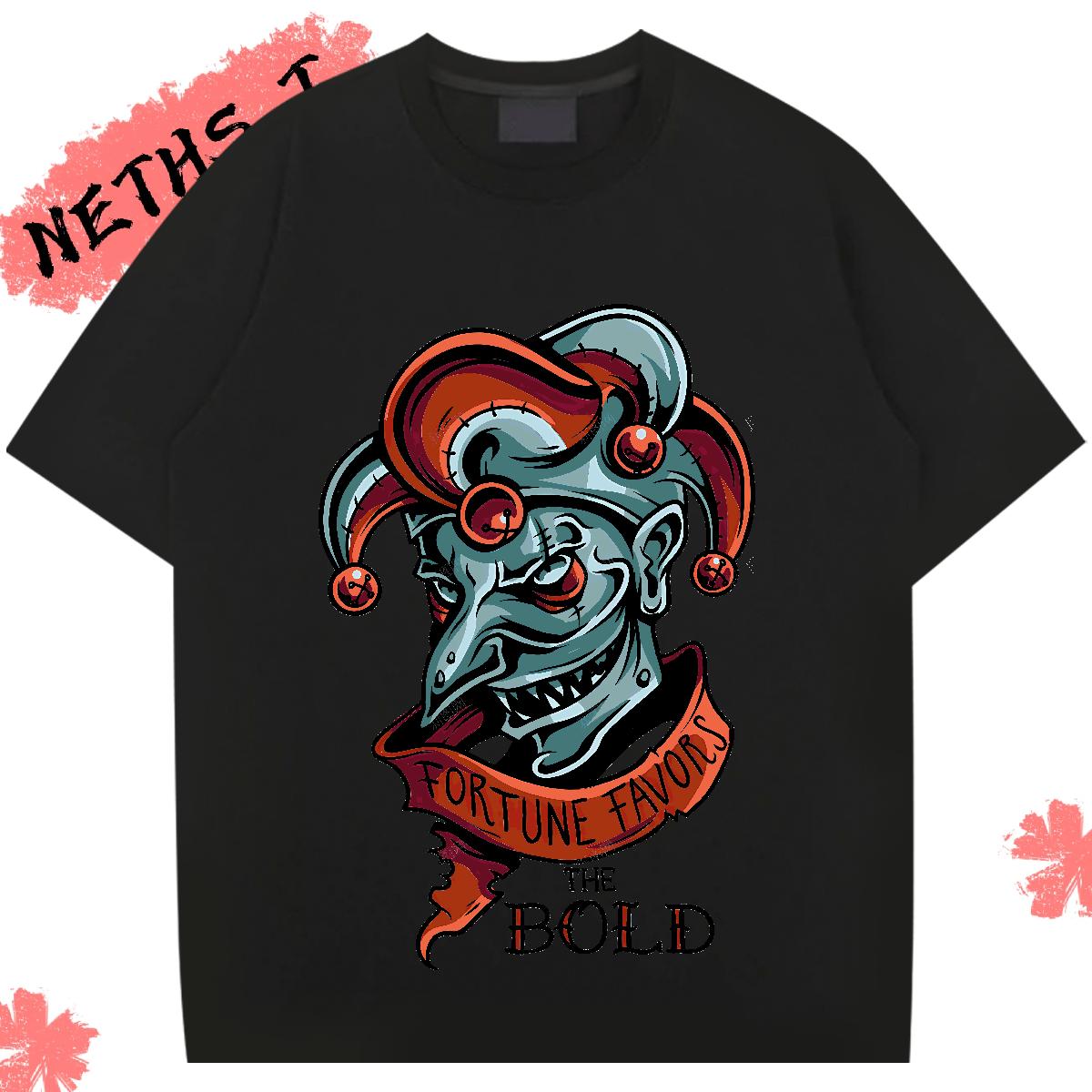 Loose Men Tees Round Neck Short Sleeve Daily Wear T Shirt For Man Skull Fashion Design Tshirts