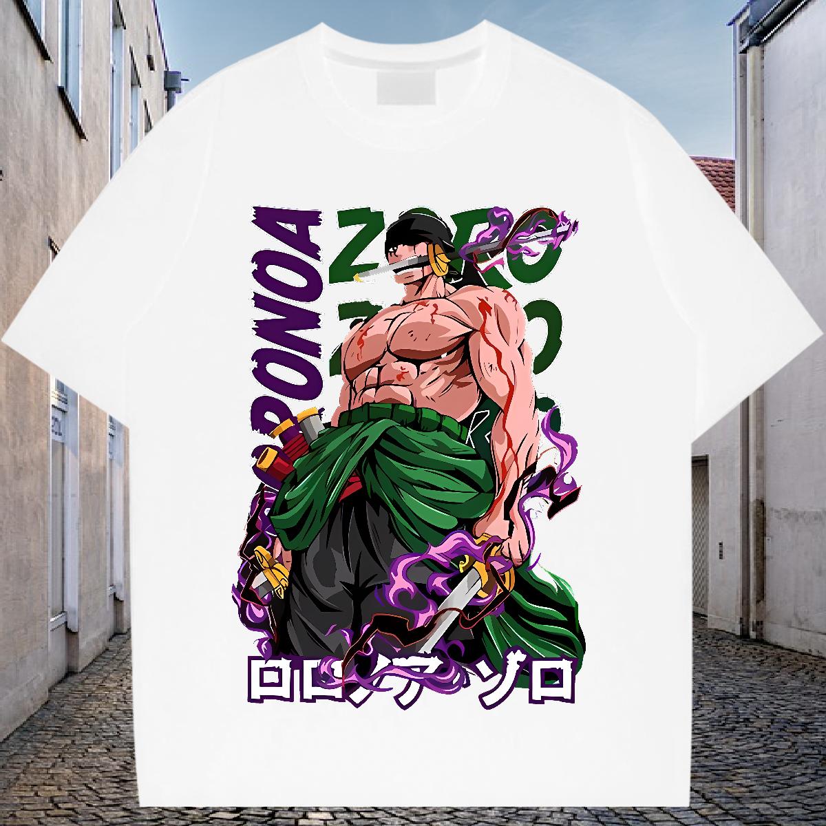 Fashion New T-Shirts Anime Sports Casual Tshirt for Man Woman Cotton Breathable Cool Design
