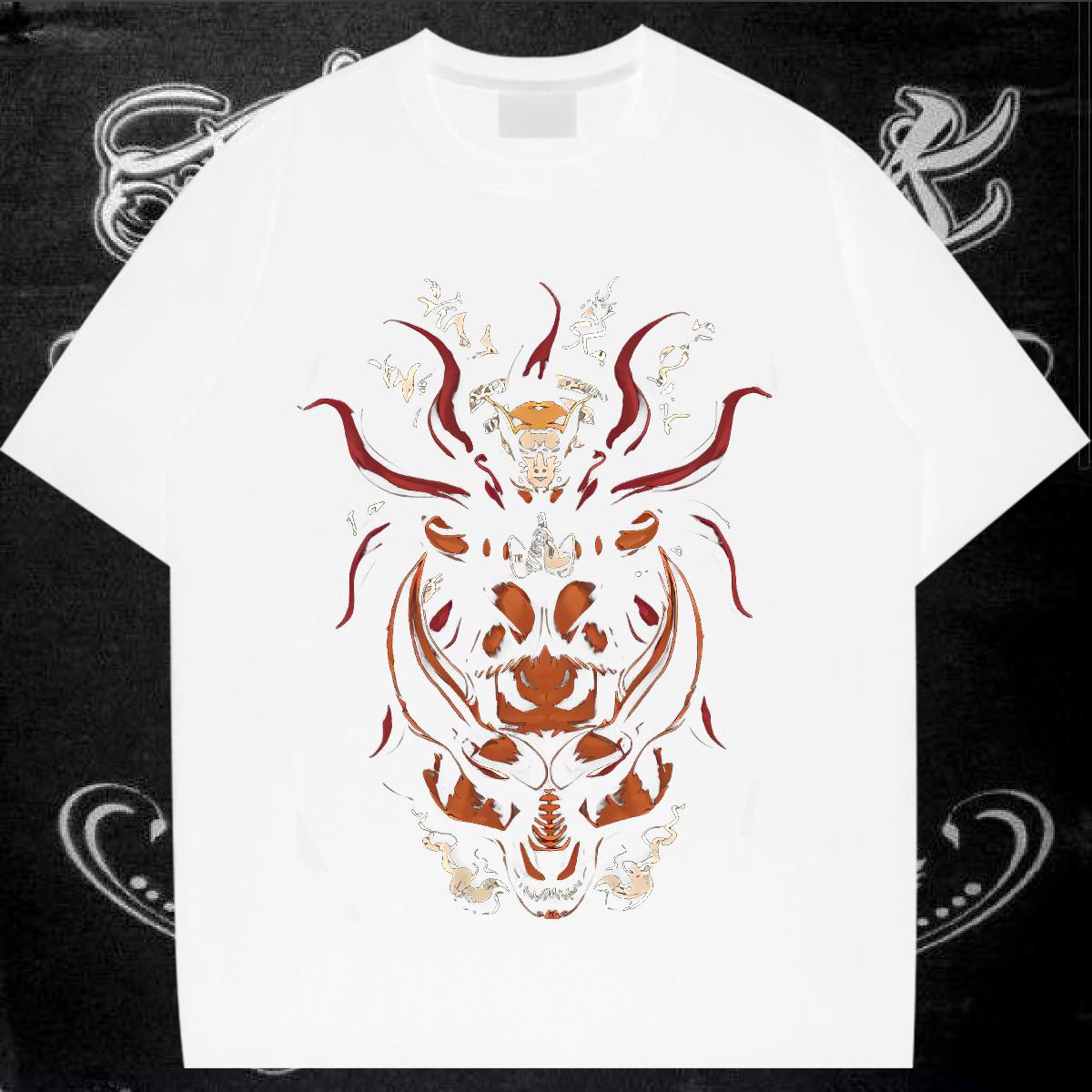 Female T-Shirts for Women Cotton Breathable Top Tees Sports Street Wear 2024 Casual Women Tees Cartoon Floral Printing