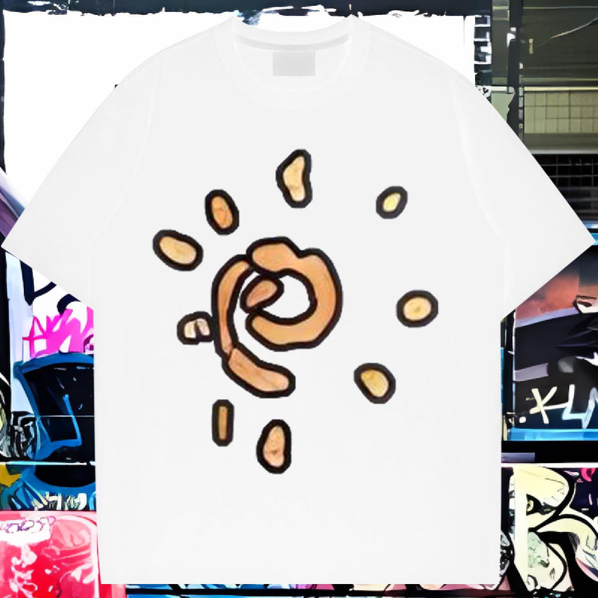 Brand Men T Shirts High Street Hip Hop Cotton O Neck Short Sleeves Couples T Shirts 2024 Plus Size Cartoon Clothings