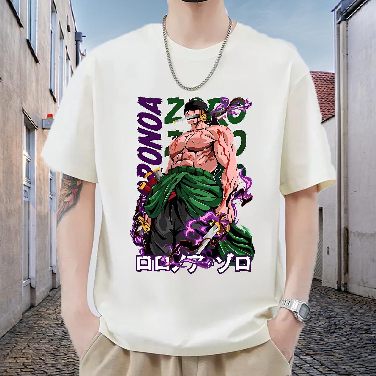 Fashion New T-Shirts Anime Sports Casual Tshirt for Man Woman Cotton Breathable Cool Design