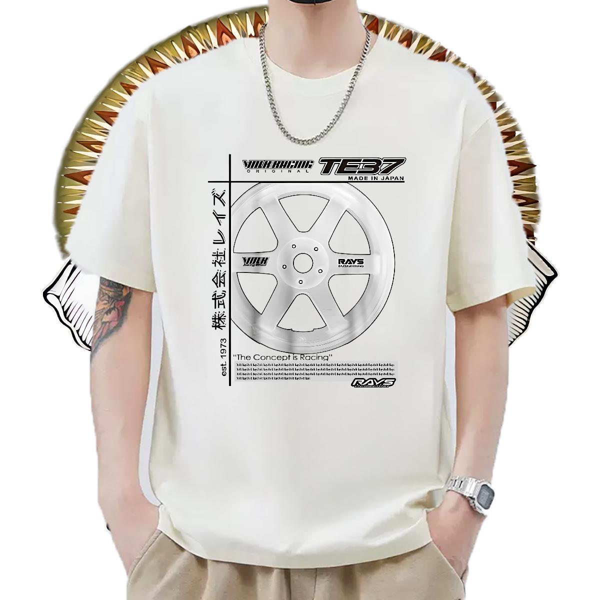 Casual New T shirt Customized Print Daily Wear Tshirt for Man Woman Crew Neck Cotton Breathable Classic