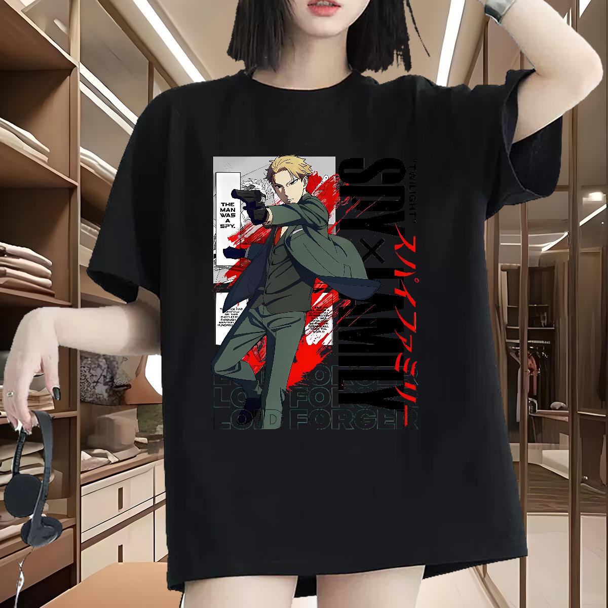 Breathable Crew Neck Cotton T-Shirts for Women Fashion Casual Daily Wear Womens Tshirts Anime Wholesale Tops Shirt