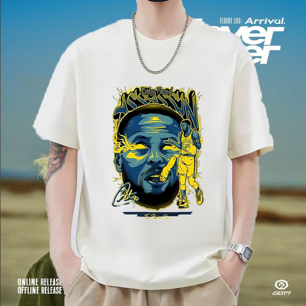 Designer Fashion Man T Shirts Custom Printed Street Wear Men Clothes T-Shirt Crew Neck Cotton Breathable Comfortable