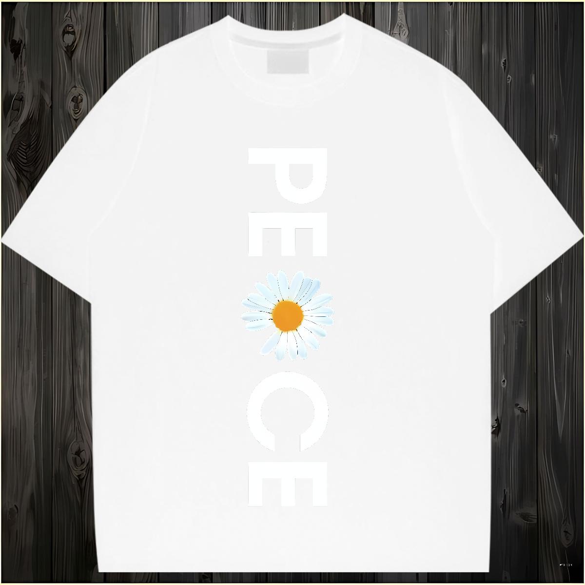 Designer Nice Womens T Shirts Round Neck Short Sleeve Tees Shirts Casual Beach Brand Tshirt for Man Woman Cartoon Print
