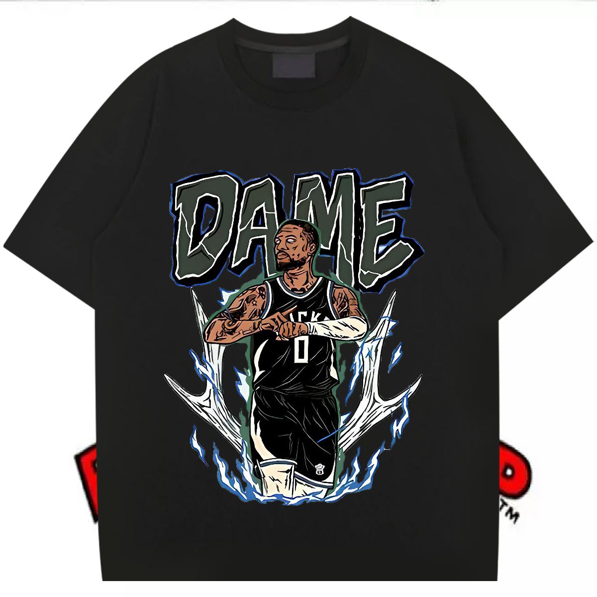 5A T Shirts Men Daily Outfit O-Neck Short Sleeve Cotton Mens Tshirts 2024 Designer Plus Size Cartoon Polos