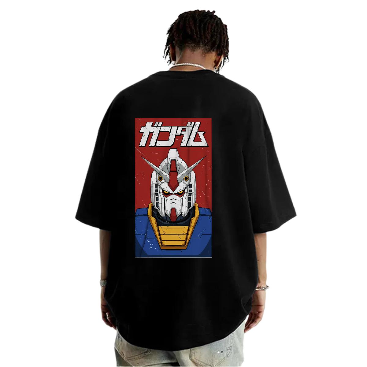 Classic T shirt Plus Size Cartoon Daily Wear Men Clothes T-Shirt 180g Cotton Comfortable