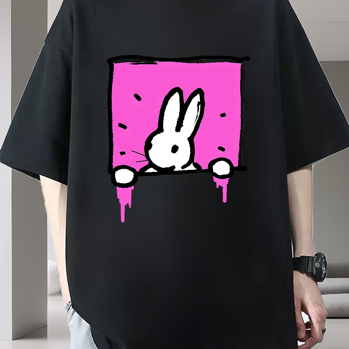DIY T-Shirts for Men Anime Print Street wear Hip Hop Men Tshirts Short Sleeve Cotton O-Neck 5A