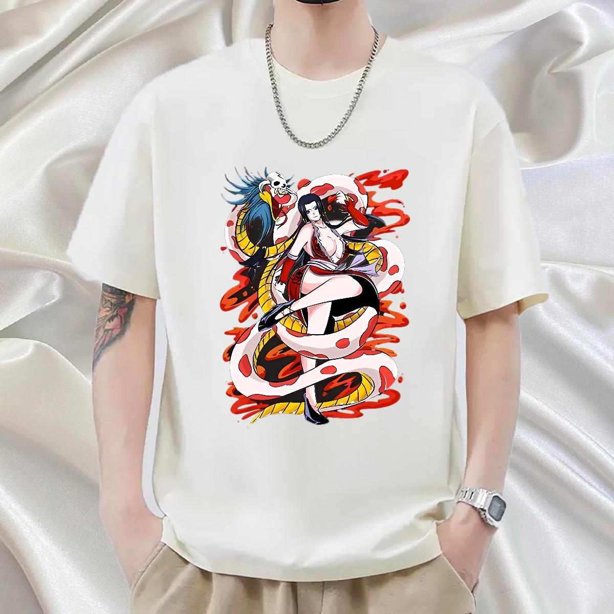 Wholesale T-Shirts DIY Anime Tshirt for Man Woman Anime Printing Street Cotton Breathable Short Sleeve Classic Tops