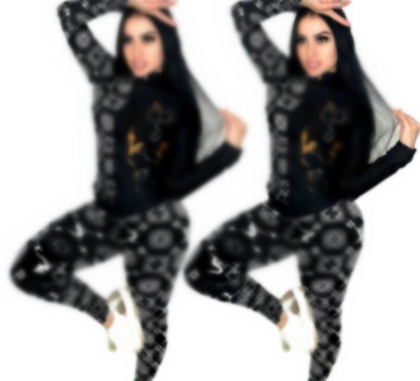 Designer Women Tracksuits Long Sleeve Jacket Luxury Brand Hoodies Top Fashion Sportsuit Casual Pants Sets