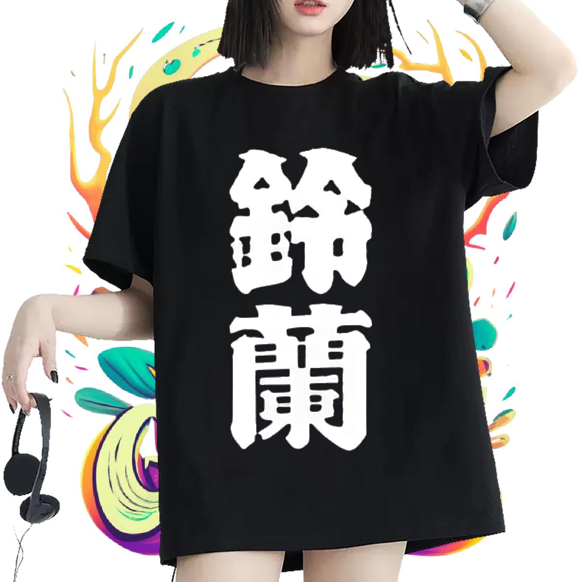 5A T-Shirts Cotton Breathable Short Sleeve Top Shirts Street Custom Women Tshirts DIY Anime
