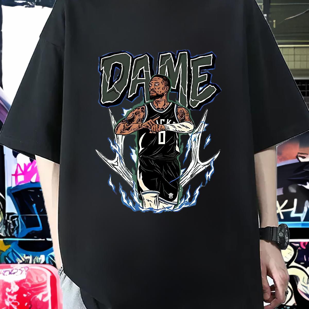 2024 Summer T-Shirts for Men DIY Printed Daily Wear Men Tees Cotton Breathable Soft Cool