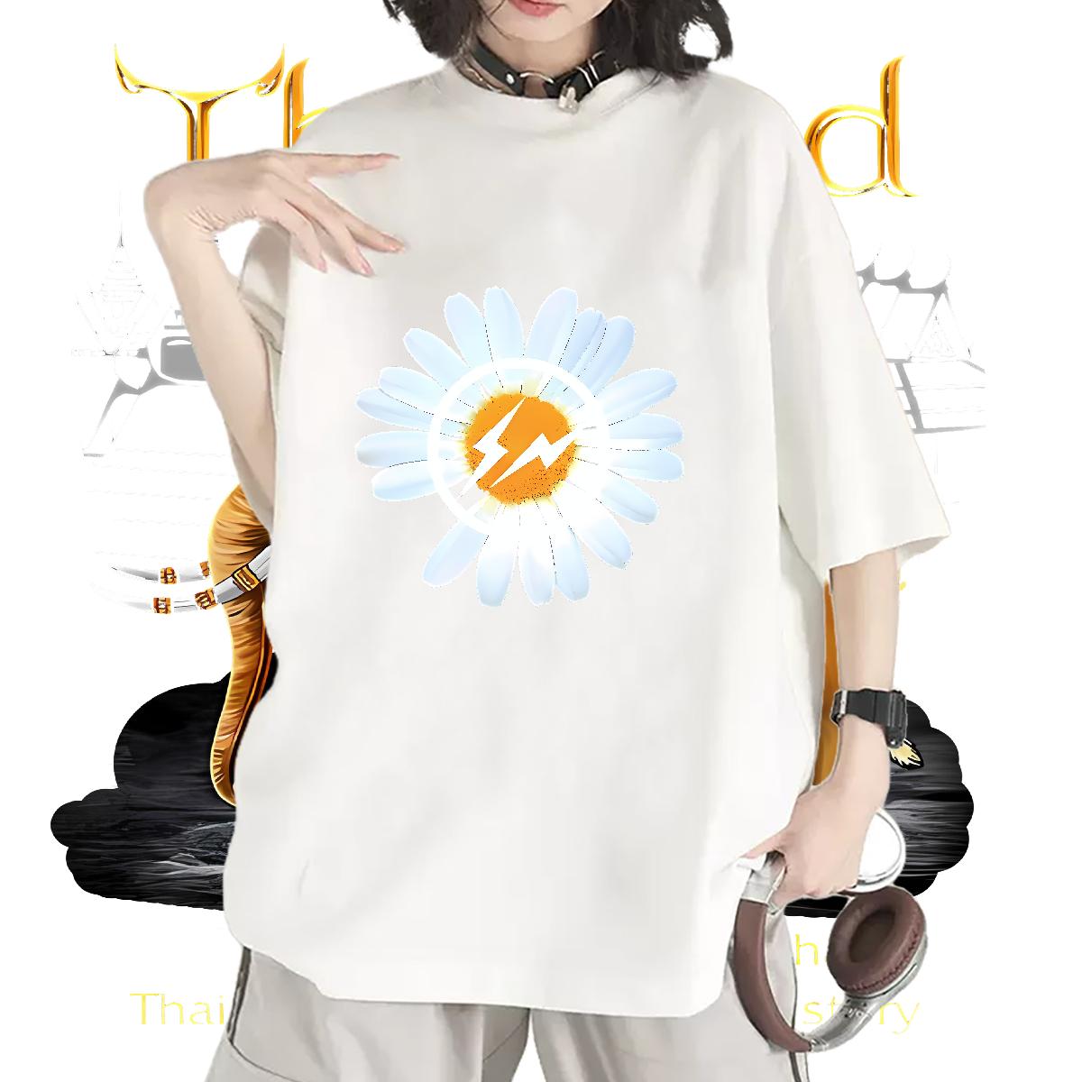 O-Neck Short Sleeve Cotton T Shirt For Woman Designer Hip Hop Street Tshirt for Man Woman Graphic Loose Tops Shirt