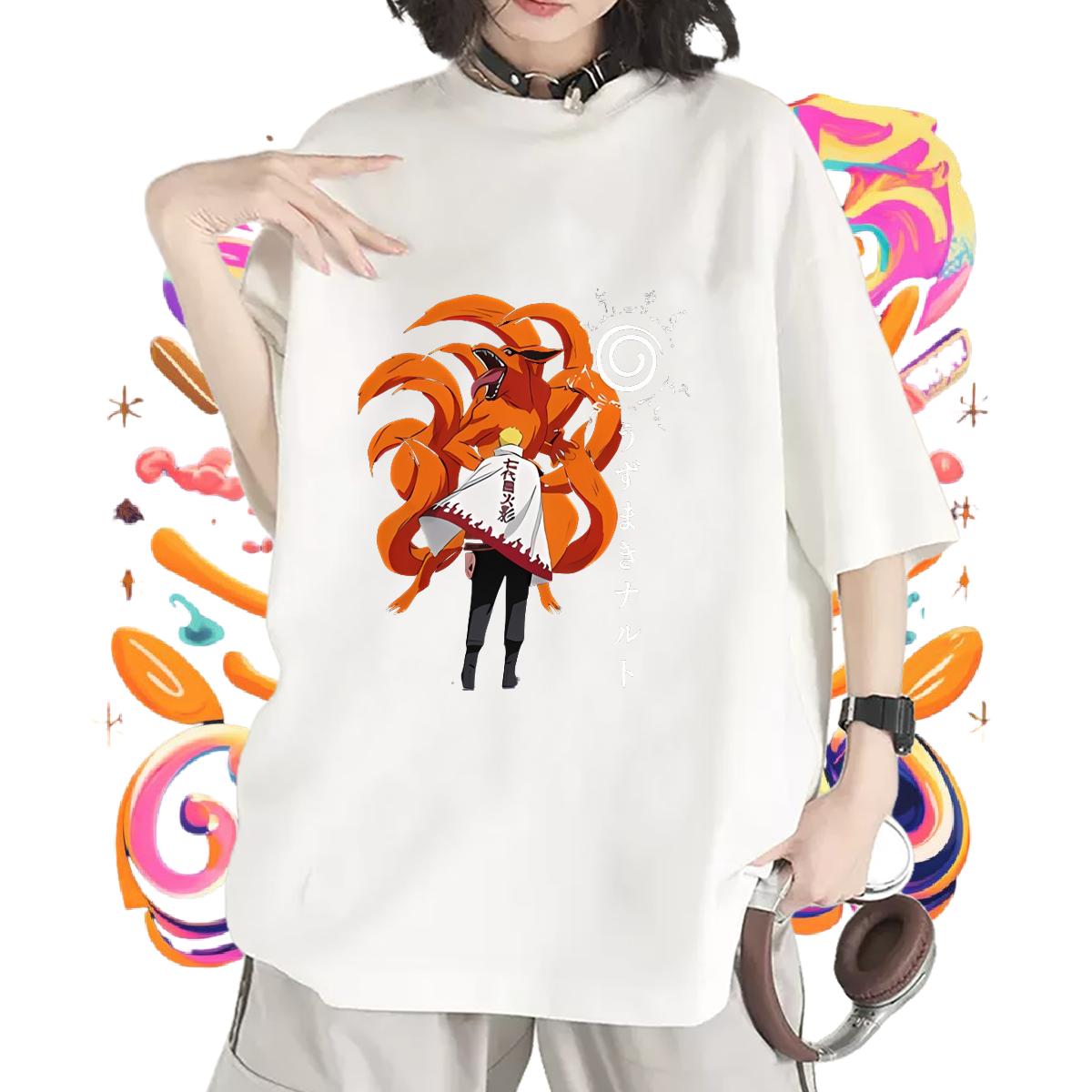 Loose T Shirts Women Cotton Breathable Short Sleeve Tops Beach New Arrival Woman Tshirt Anime